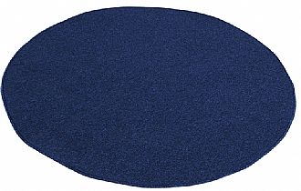 שטיח כחול עגול רצפתי